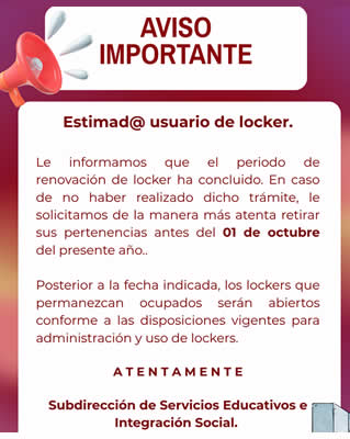 Lockers ENMH