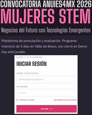 Convocatoria ANUIES4MX