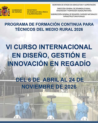 VI curso internacional en diseño, gestión e innovación en regadío